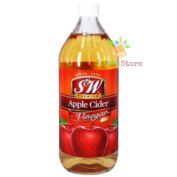 SW Apple Cider Vinegar / Cuka Apel SW / S&W Cuka Apel 473ml