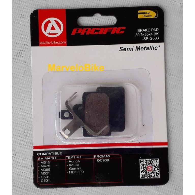 Brake Pad Kampas Rem Cakram Sepeda Pacific G503 Kotak