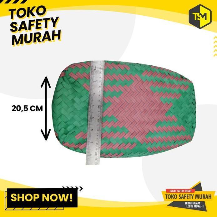 Ready Tas Keranjang Sayur Tas Jinjing Plastik Anyaman Tas Belanja / Souvenir / Parsel