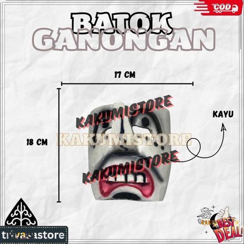 Batok Ganongan Putih Mentahan Ganongan Topeng Ganongan Kk244 Cod