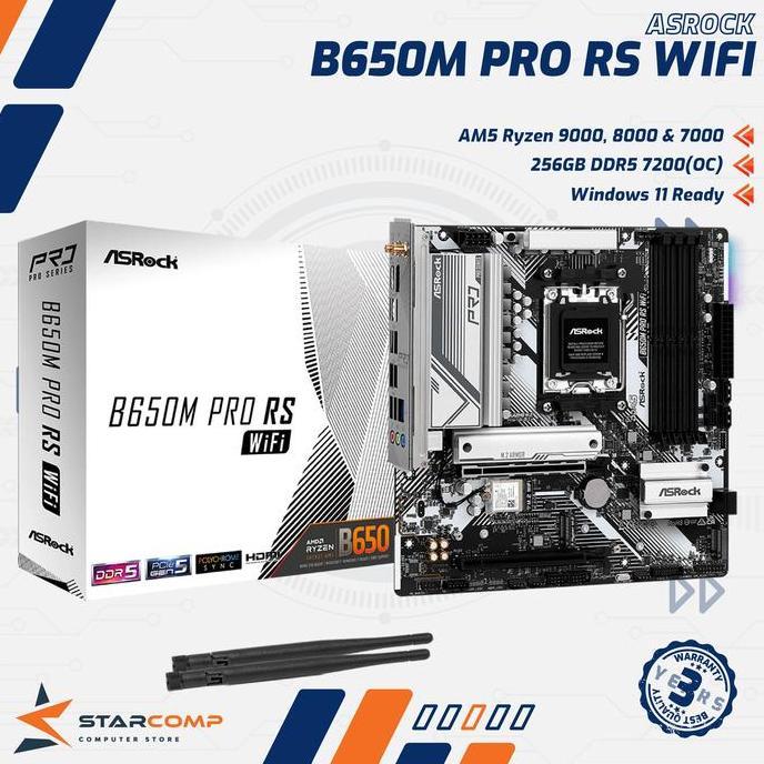 ASRock B650M Pro RS WIFI AM5 B650 DDR5