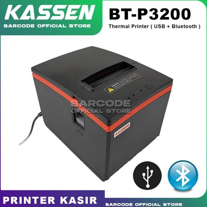 PRINTER KASSEN BT-P3200 / BTP3200 / BTP 3200 USB BLUETOOTH RJ11 80MM