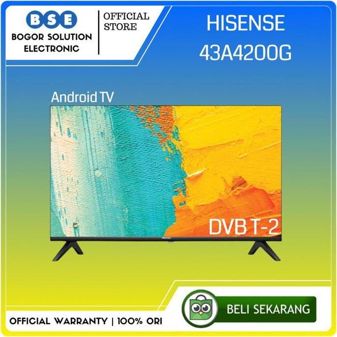 Smart TV Android 43 Inch Hisense 43A4200G 43 Digital TV Smart 43"