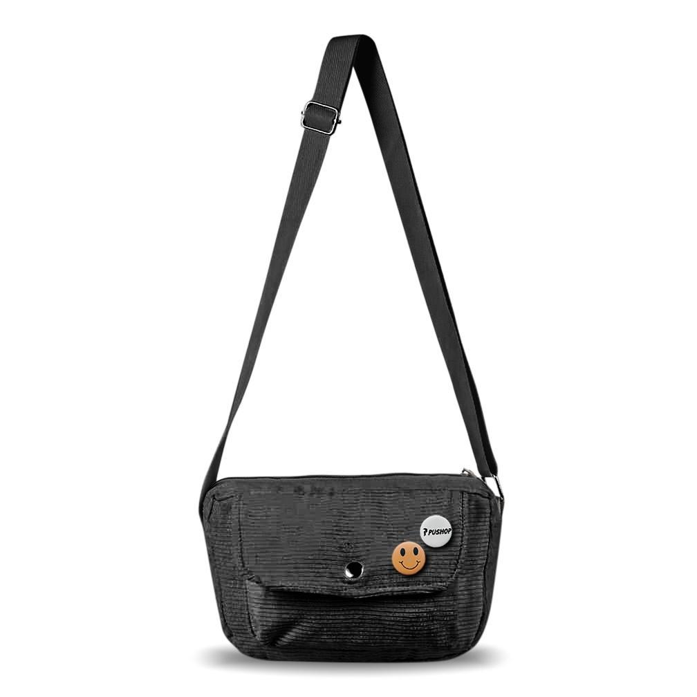 Sale Tas Selempang Corduroy Moana Tas Slingbag Wanita Pushop
