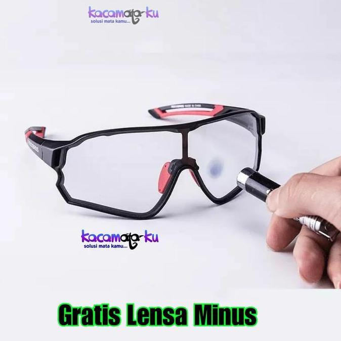 Asura- Kacamata Gowes Sepeda Mata Minus Photocromic Uv Rockbros