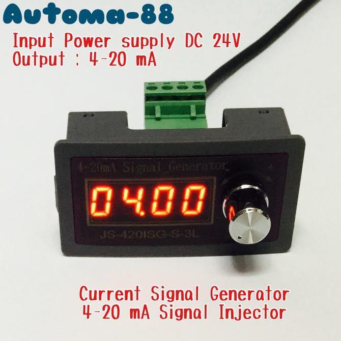 Lansungkirim- Source Injector 4-20Ma 4 Wire Analog Input Snal Generator Simulator