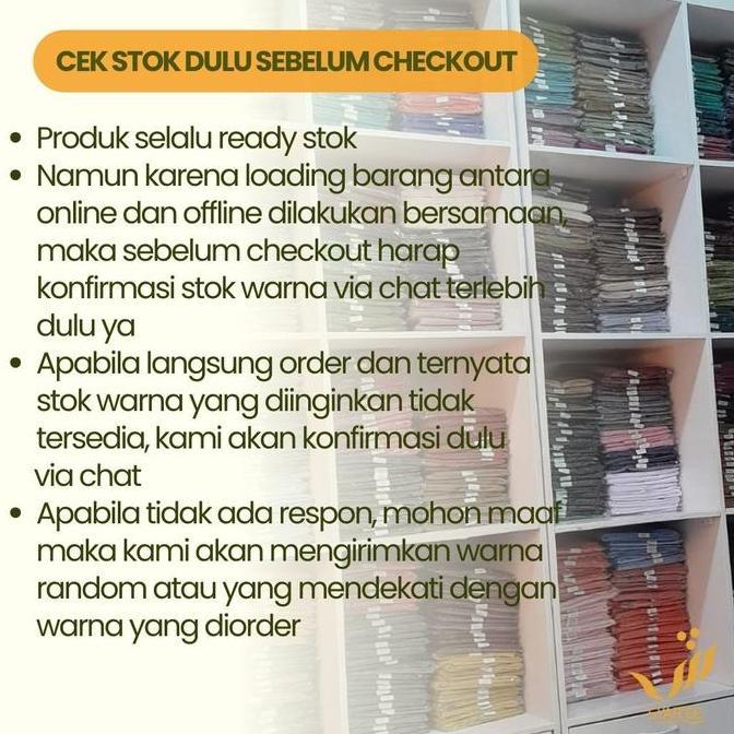 Baguskok- Jilbab Syar'I Segi Empat Jumbo 150X150 Wolfis Kelim Panjang Tebal Nyaman Syar'Ee Fashion -