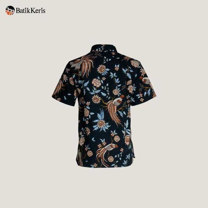 Batik Keris Kemeja Anak Batik Lengan Pendek Keris Dancing Bird