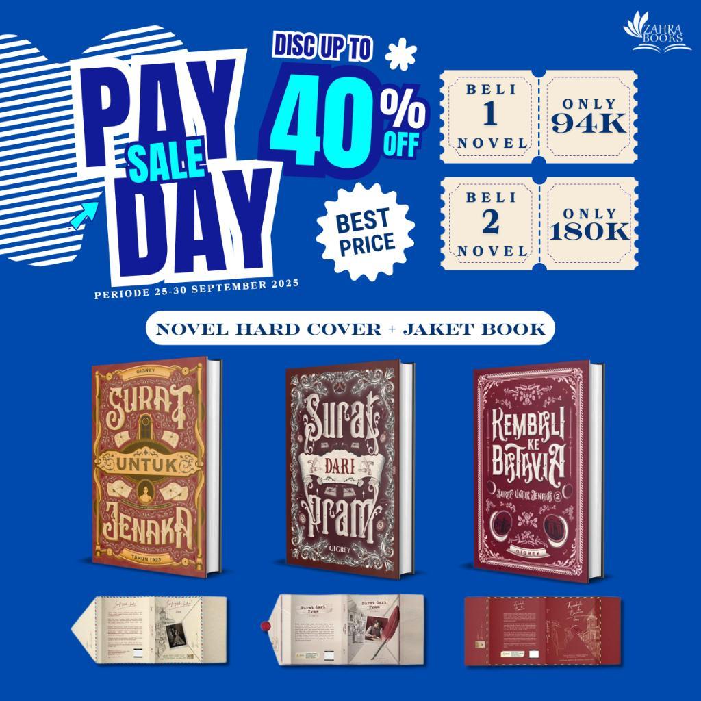 Novel Hardcover (Mahajana,Mada, Surat Untuk Jenaka,Kembali Kebatavia) Plus Jaketbook By Akad
