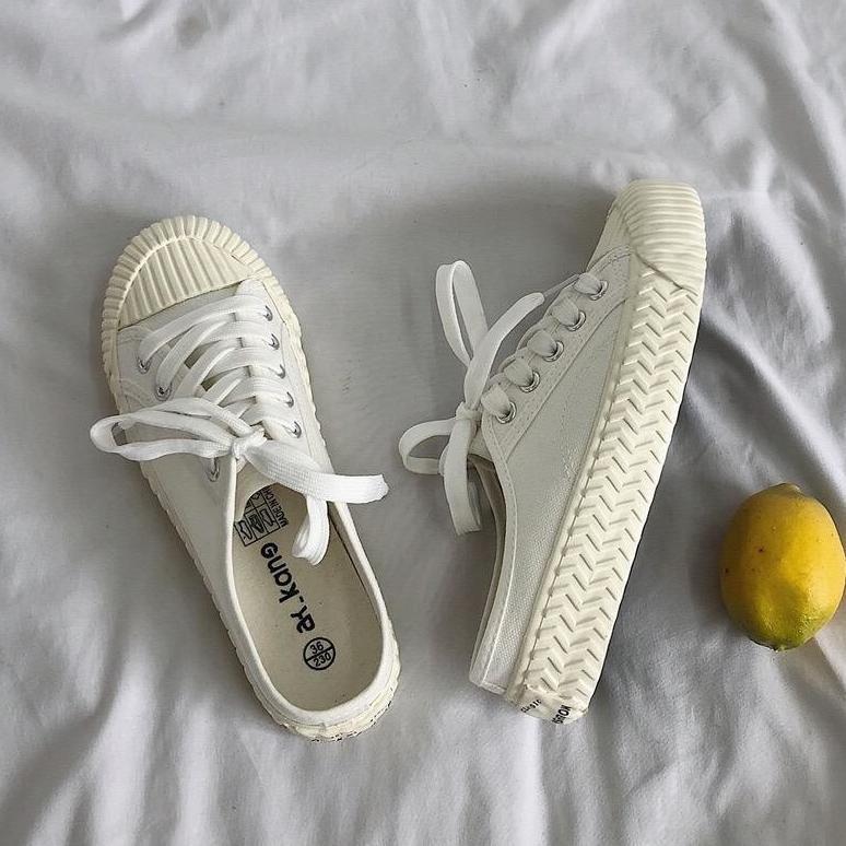 NS8037 Sepatu Kanvas Wanita Sepatu Sneakers Wanita Fashion Sepatu Casual Wanita