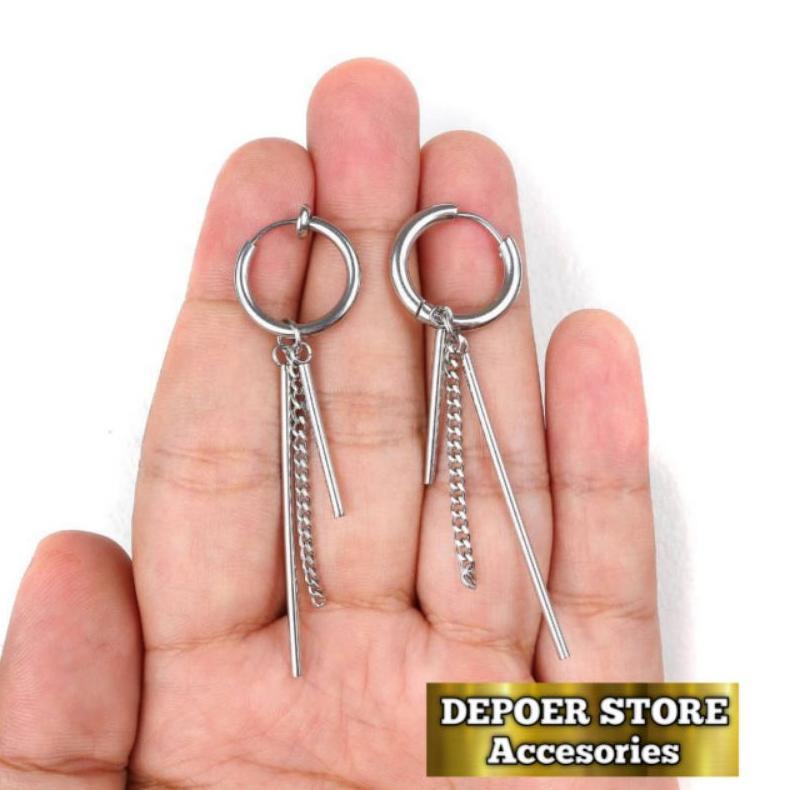 Exclusive Anting Bts Bahan Stainless Steel (Premium)