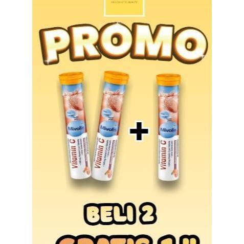 Mivolis DM Vitamin C CDR Asli Jerman 20 Tablet Effervescent