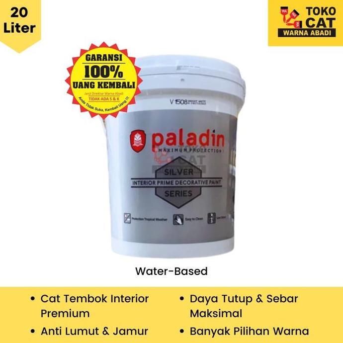 CAT TEMBOK INTERIOR PALADIN SILVER 20 LITER