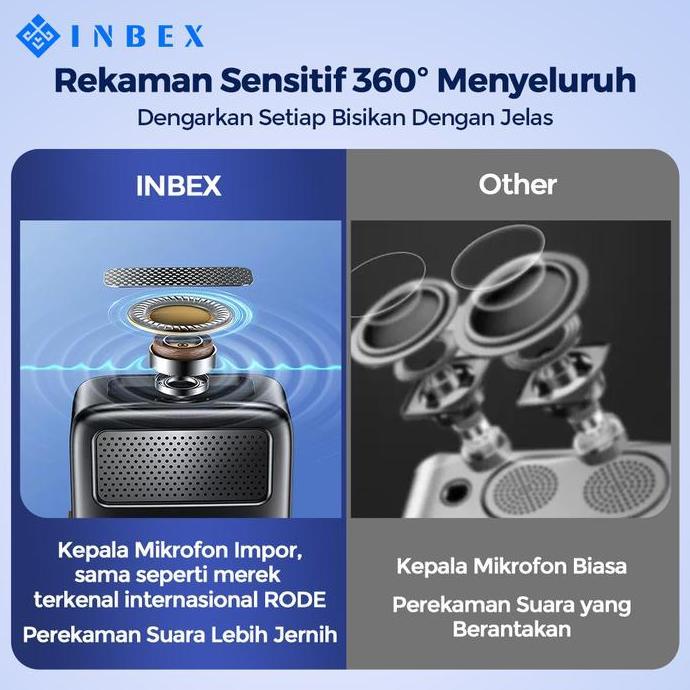 Promo Inbex Microphone Wireless Mic Wireless Shure Clip On Mikrofon Lavalier