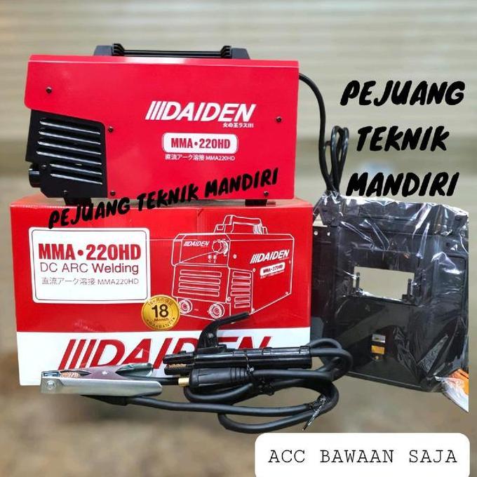 Grosir Mesin Las Inverter Daiden Mma 220 Hd / Trafo Las Daiden Mma 220Hd