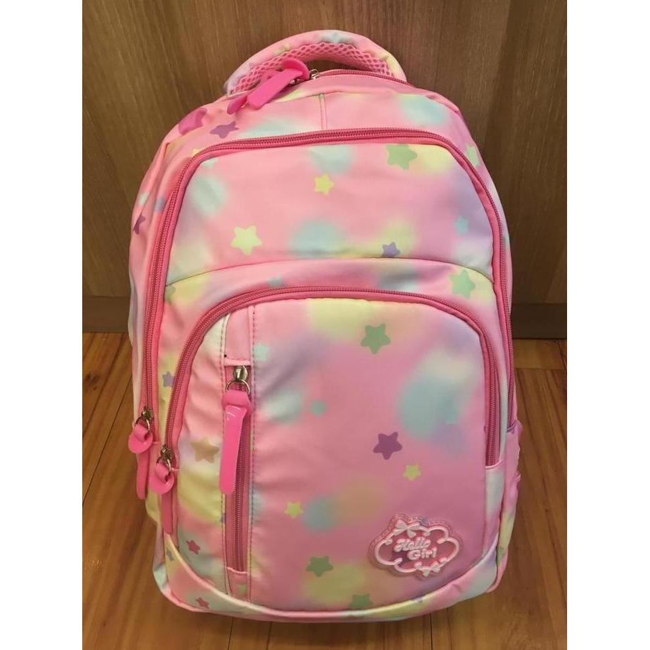 TAS RANSEL ANAK IMPORT HELLO GIRL 18183. Import. DARENA BAGS BANDUNG