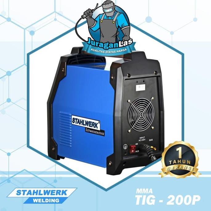 Murah Stahlwerk Tig-200P Mesin Las Argon Dc Tig Pulse 200A