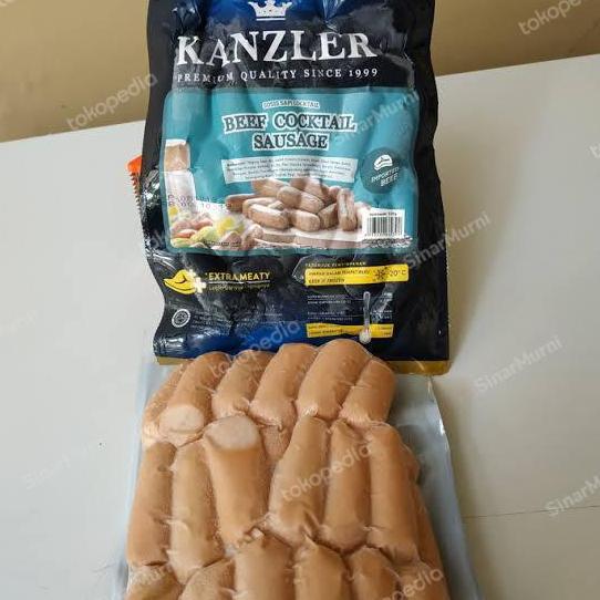 Sosis sapi Kanzler Sosis kanzler Sosis Beef Cocktail Kanzler 250g