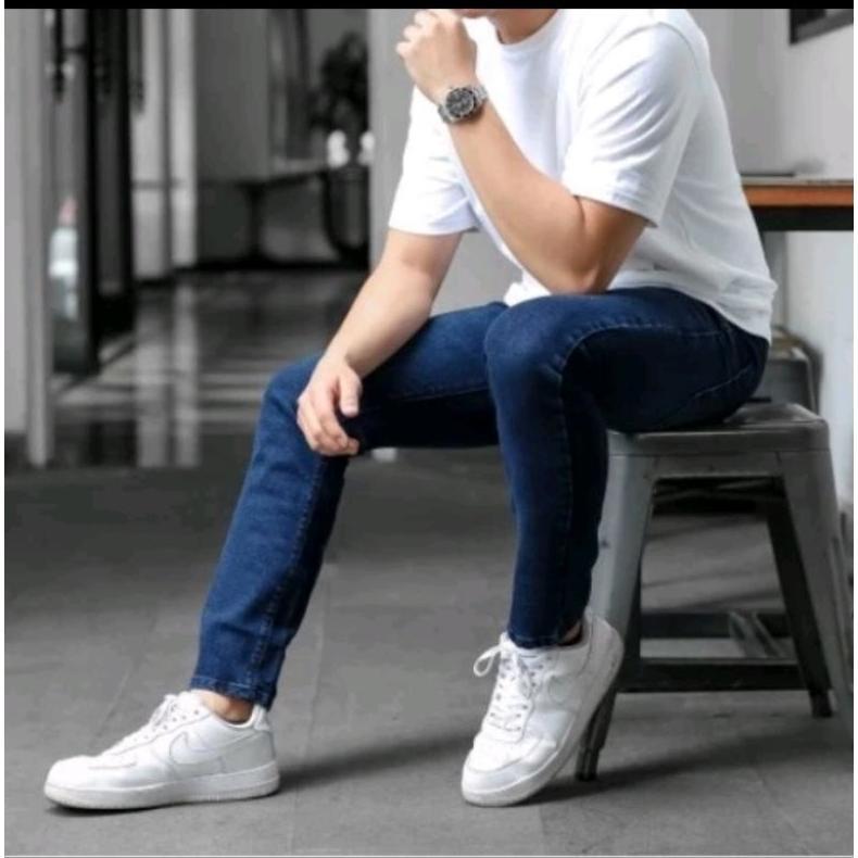 Big Sale Jeans Panjang Strech Skinny Slimfit Pria Denim Dewasa Dan Lajang