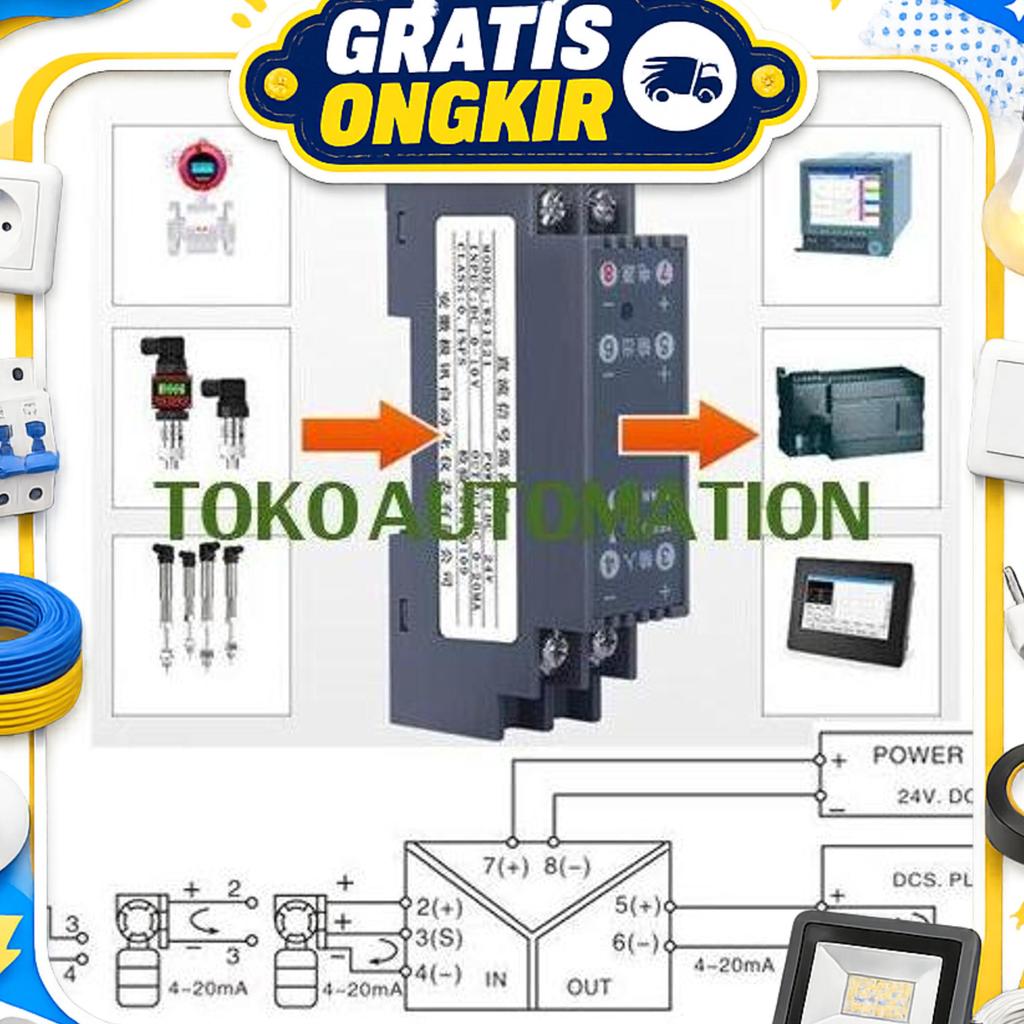 Dc Voltage Current Transmitter Signal Isolator 4-20Ma Ke 4-20Ma St98