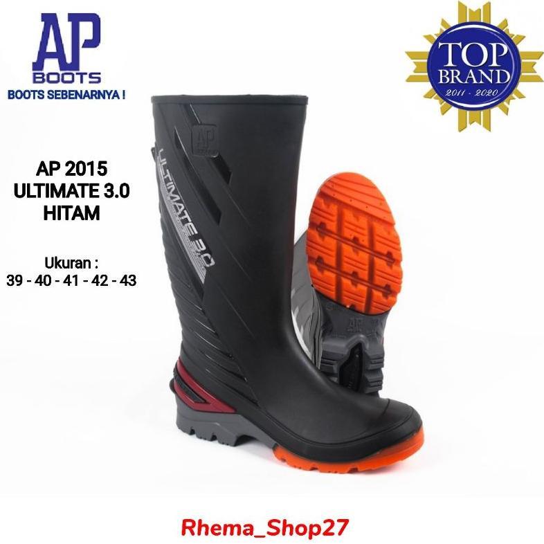 HEMAT AP BOOTS 2015 ULTIMATE 3.0 HITAM #TERBARU Sepatu Boots AP Ultimate | Sepatu AP Boots Ultimate