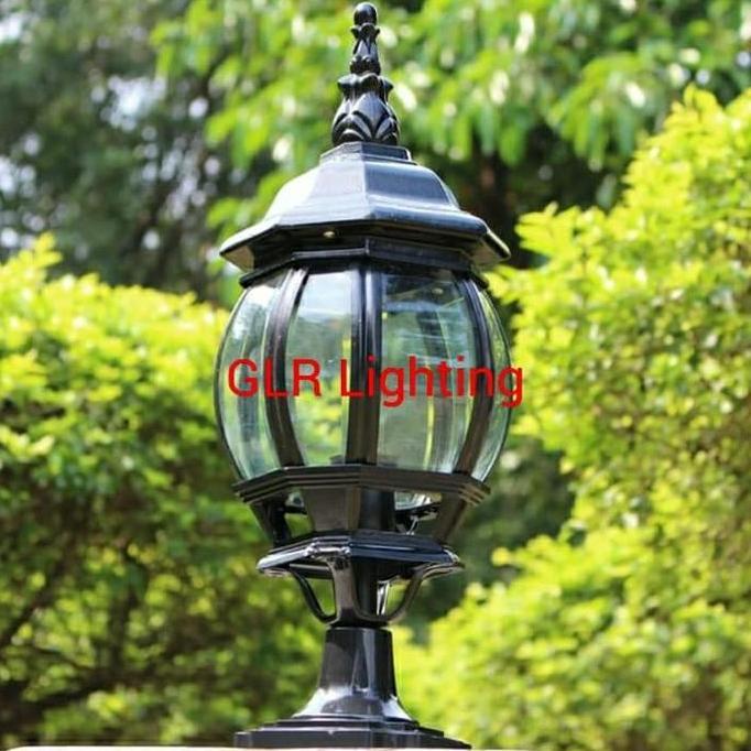 Lampu pilar eropa klasik modern outdoor luar ruangan tipe 81003 S2/S