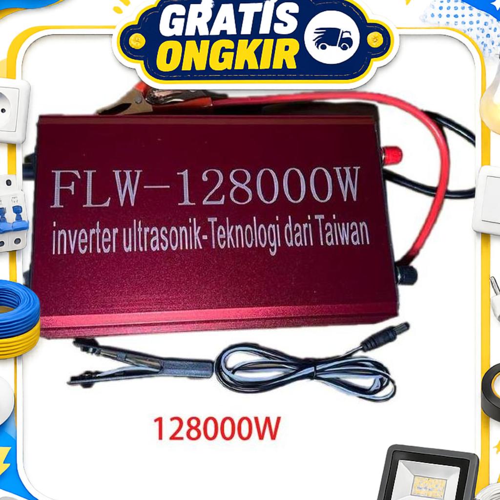 Flw-128000W Inverter Ultrasonik 12V Daya Tinggi 128000W Untuk Outdoor Dengan Perlindungan Baterai Da