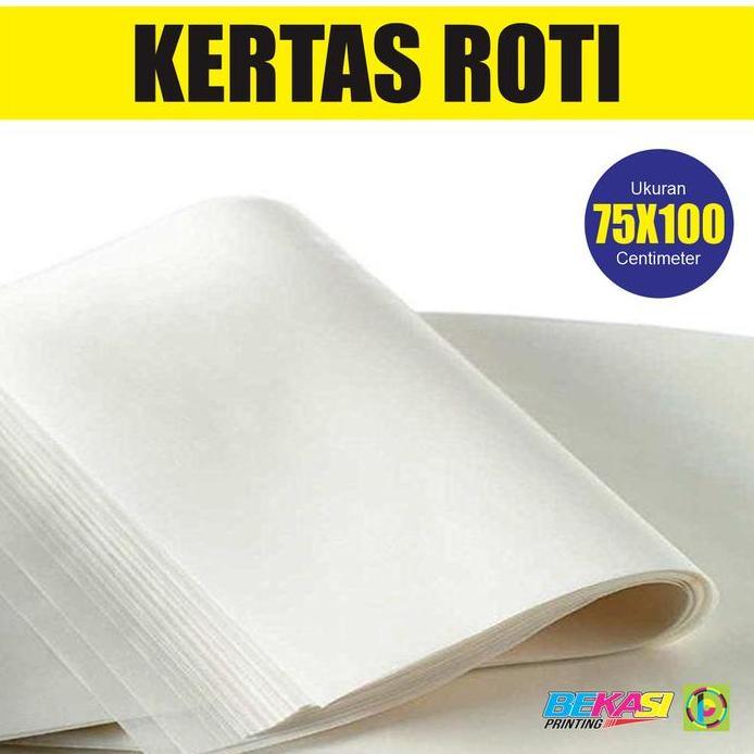 Kertas Roti White Paper Plano 75x100 cm