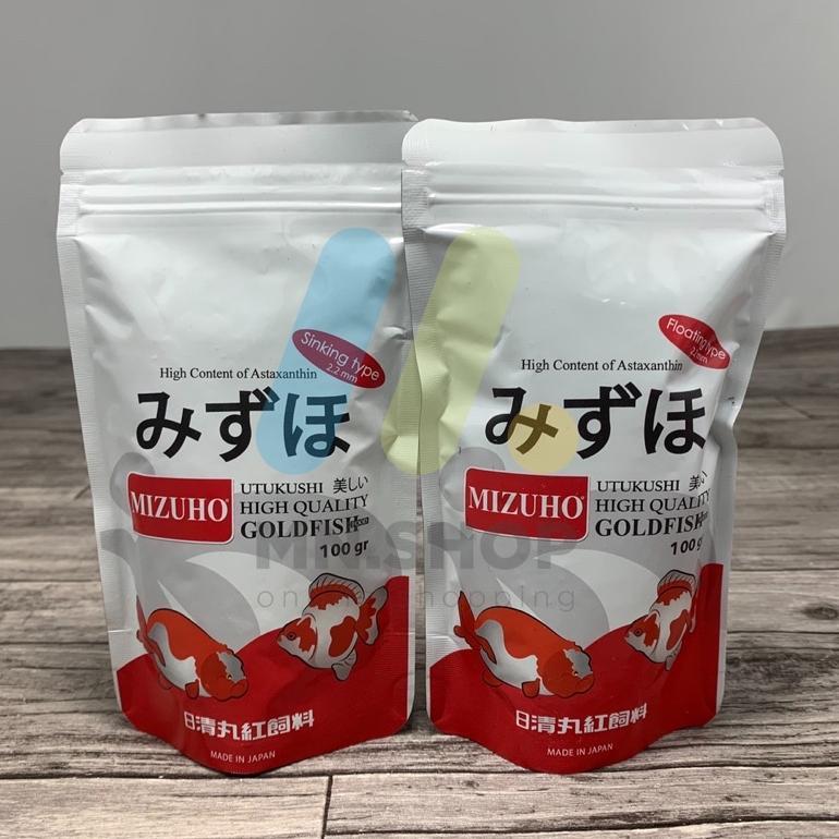 pelet ikan mas koki Mizuho GoldFish 100gr pelet koki