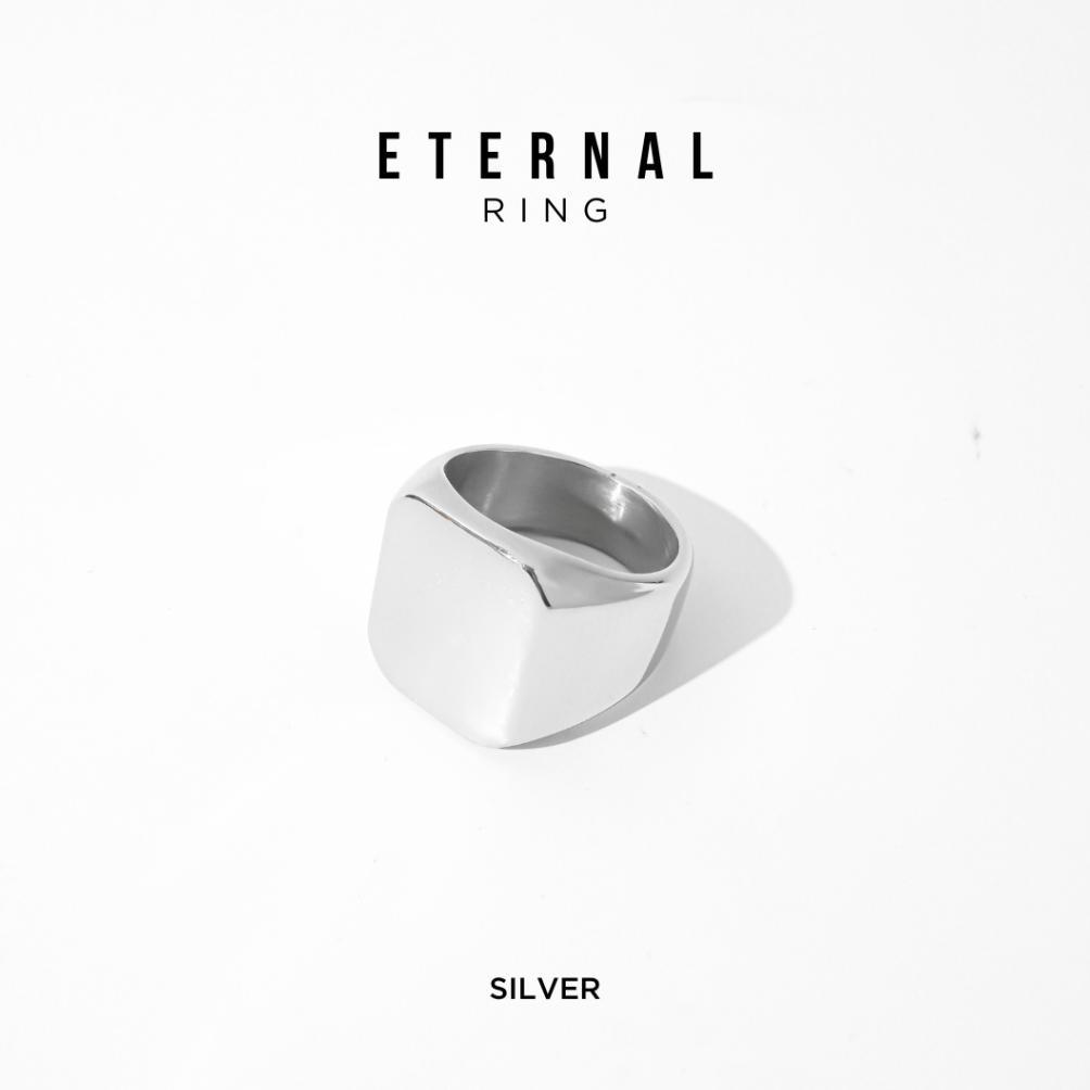 Fast Delivery Project Ninetyseven - Eternal Ring - Cincin Titanium Pria Wanita Anti Karat