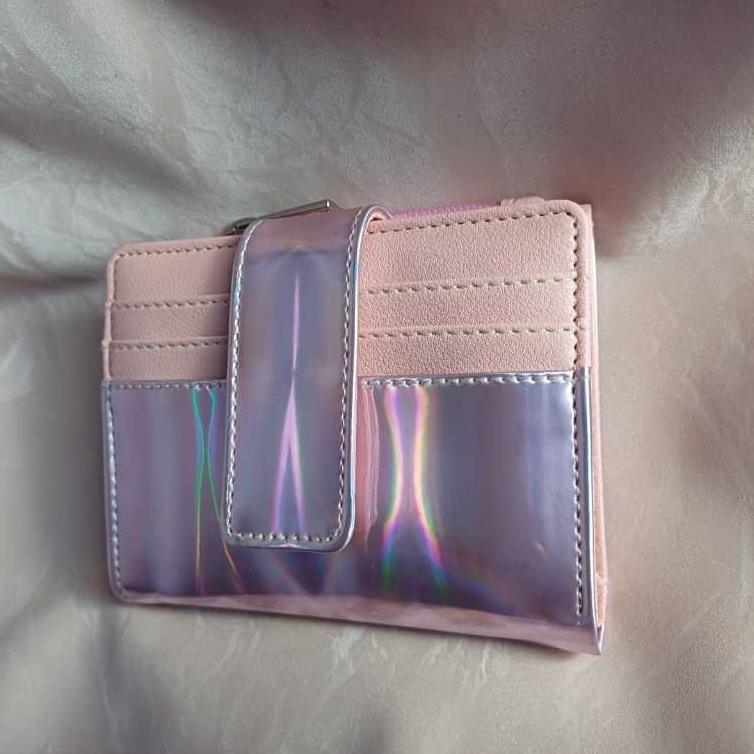 Diskon Meicyaa Dompet Lipat Mini Hologram/Glitter Dompet Lipat Hologram Dompet Y2K