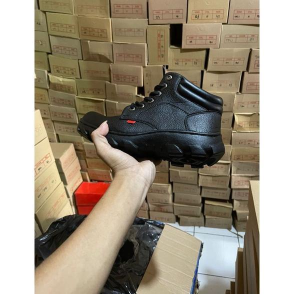 Grade Ori Sepatu Safety Boots Kickers Ujung Besi,Sepatu Safety King