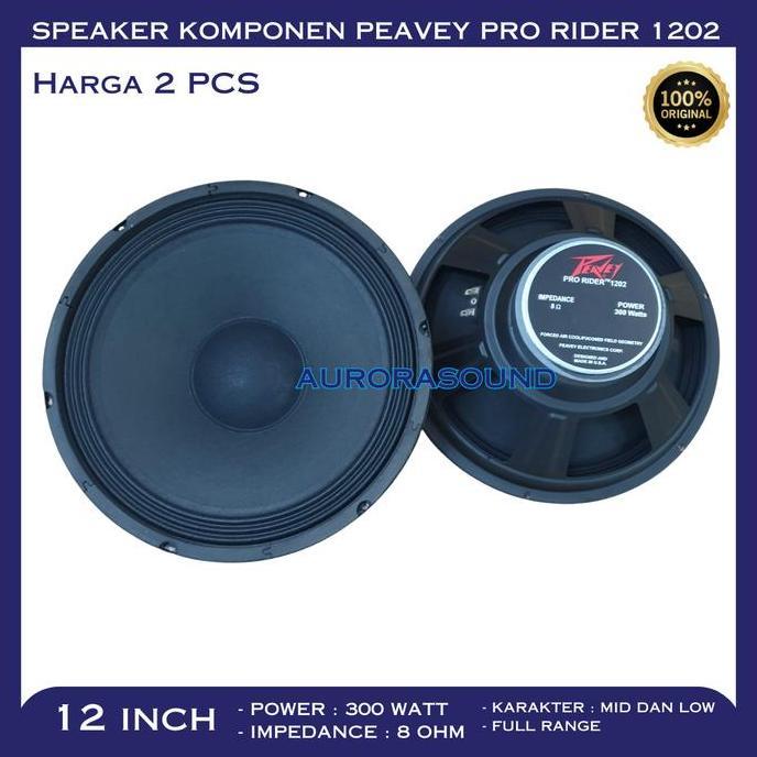 SPEAKER KOMPONEN PEAVEY PRO RIDER 1202 HARGA 2 UNIT PEAVEY 12 INCH FULL RANGE 300 WATT