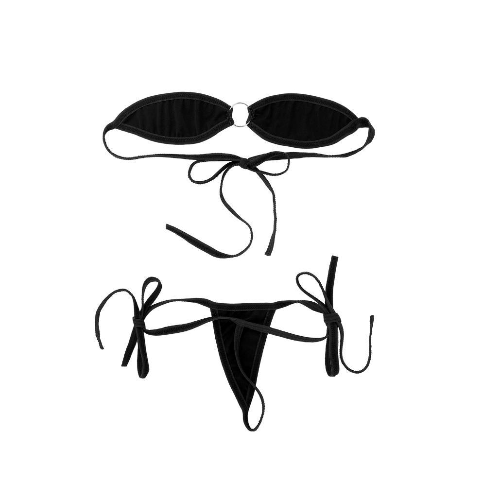 Flash Sale Set Lingerie G String Bra Ring / Bikini Pantai Sg014