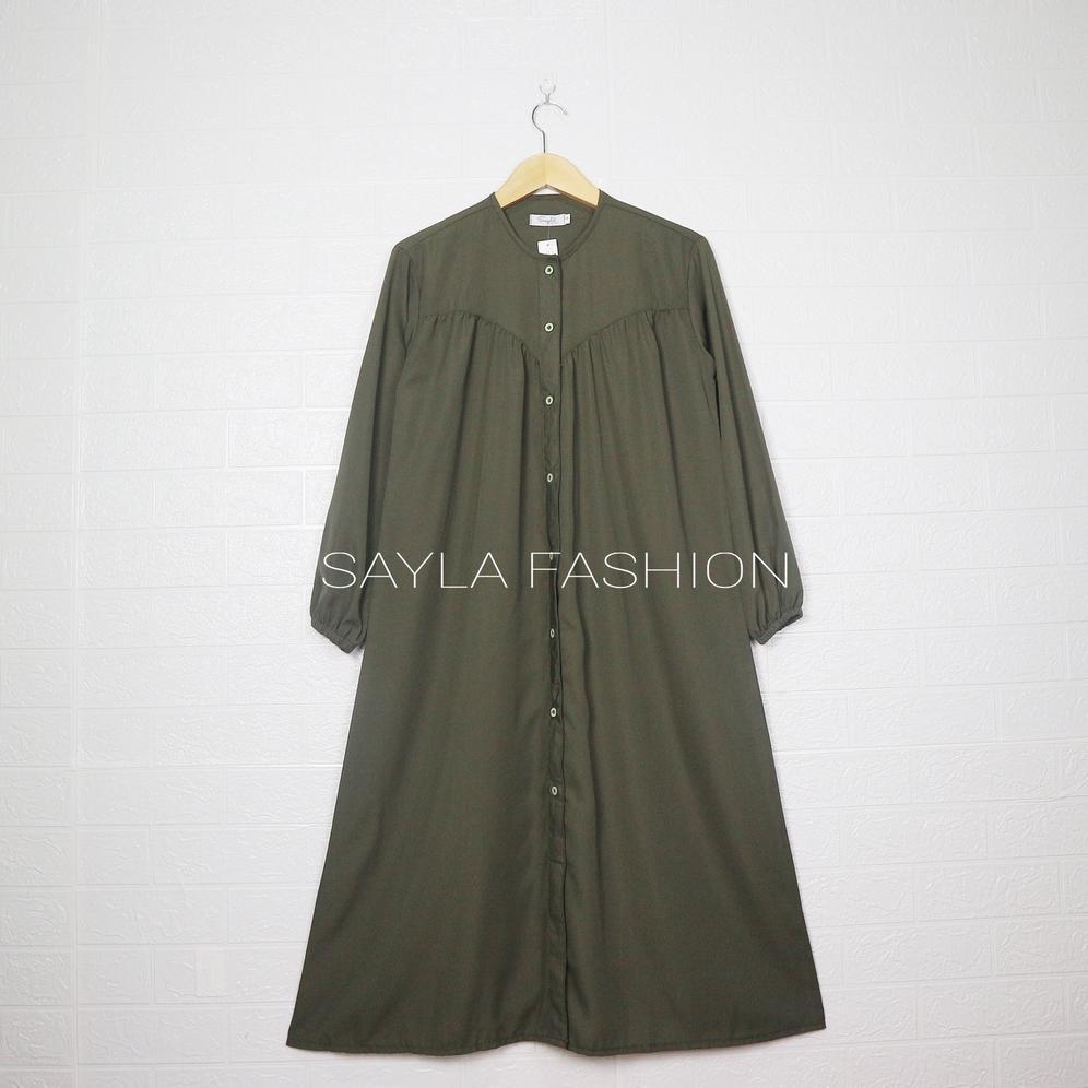 terbaru syakila long tunik basic tunik polos oversize premium