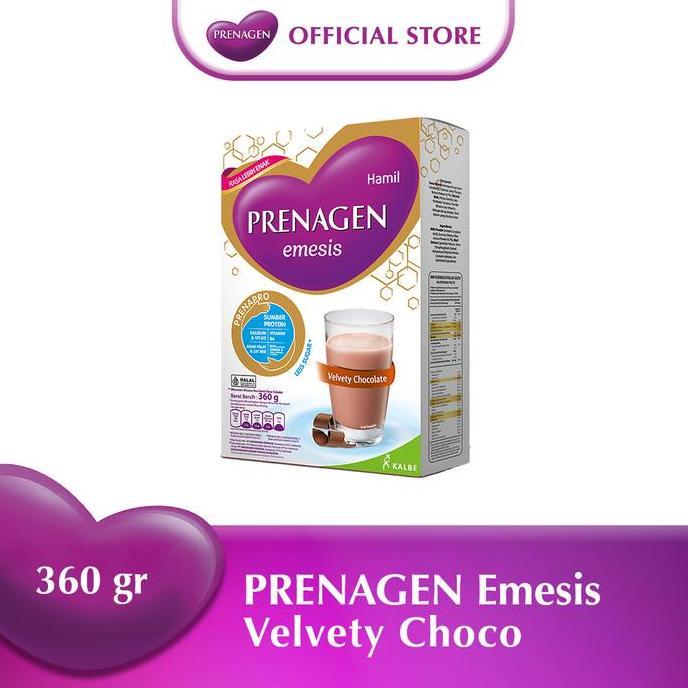 PRENAGEN EMESIS VELVETY CHOCO 360 gr Susu Ibu Hamil | Susu Emesis