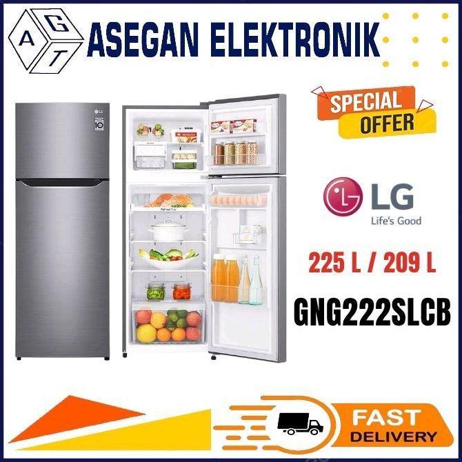 LG GN-G222SLCB KULKAS 2 PINTU GNG222SLCB GN-G222 GNG222 222SLCB