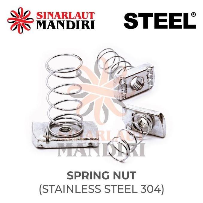 SPRING NUT / PER SPRING STAINLESS STEEL M 10 X P 1.5 FORSALE