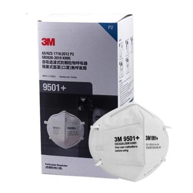 Grosir 3M 9501+V Kn95 Particulate Respirator/9501+V Mask Kn95