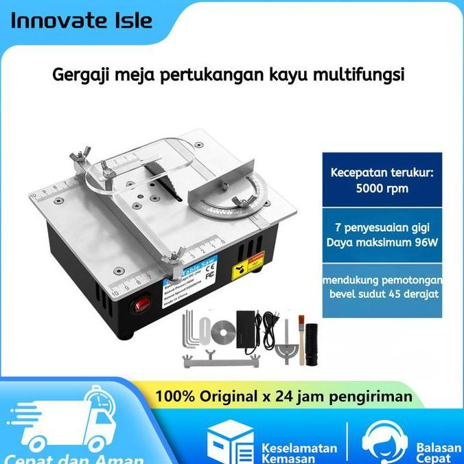 CODMEJA MULTIFUNGSI MINI SAW GERGAJI DESKTOP LISTRIK RUMAH TANGGA KECIL ALAT PEMOTONG DIY MESIN PEMO