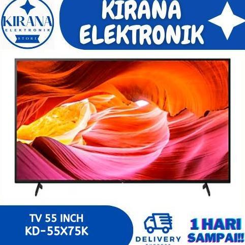 TV SONY 55X75K SMART TV 4K HDR 55INCH NEW 2022 SMART TV KD-55X75K
