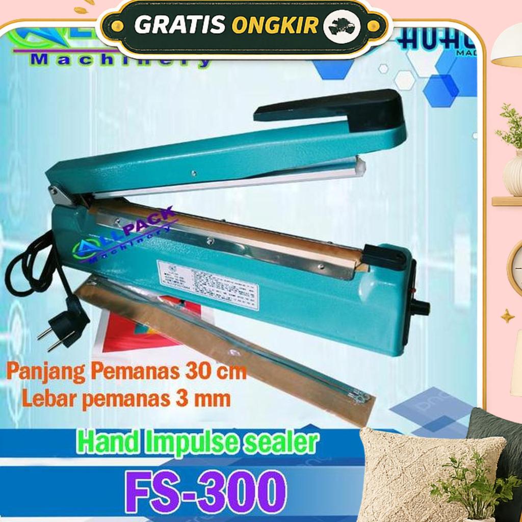 Hand Impulse Sealer Fs-300 Mesin Sealer Kemasan Alumunium Foil Retord