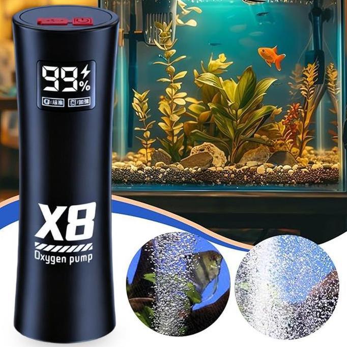 Vinnatsu Oxygen Pump Mini Portable Aerator USB Air Pump Aquarium Pompa Udara Pancing Airator Akuariu
