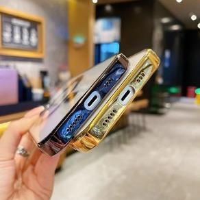terbaru metallic magsafe - fullcover softcase compatible for iphone 11 12 13 14 15 16 mini pro proma