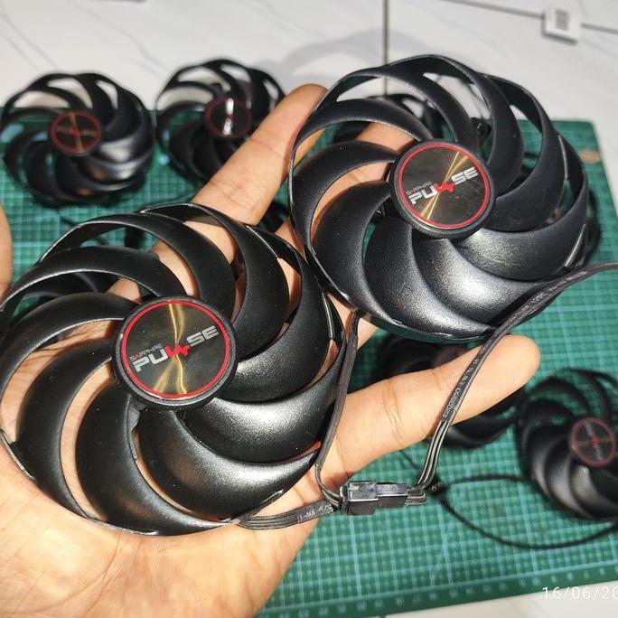 Fan vga Sapphire PULSE Rx 6600 6650 Xt 87mm 4pin OEM