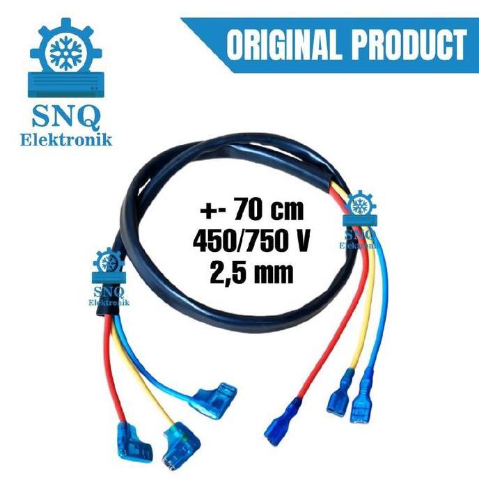DB257 - Kabel kompresor AC 1/2 PK, 3/4 PK, 1 PK, 1,5 PK, 2 PK, 2,5 PK, 3 PK 450/750 V panjang +- 70 