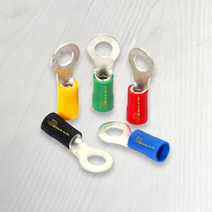 Kabel Skun Ring RF 3.5 - 10 Skun CL Ring Isolasi Skun Kabel 2.5mm - 4mm M10 Tembaga