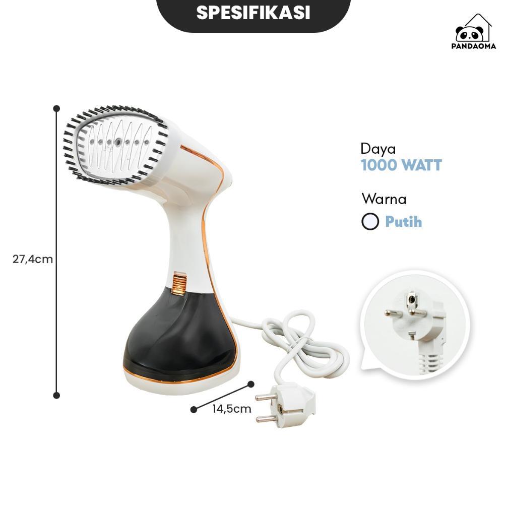 terbaru pandaoma setrika uap verti setrika kapasitas besar 360ml dengan mode uap 3 level setrika por