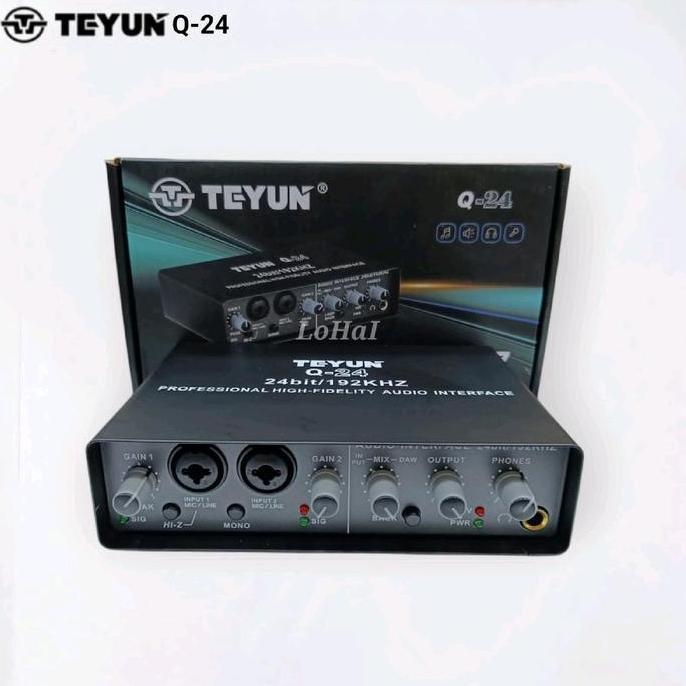Teyun Q24 24bit/192khz Sound Card External Audio Interface TEYUN Q24