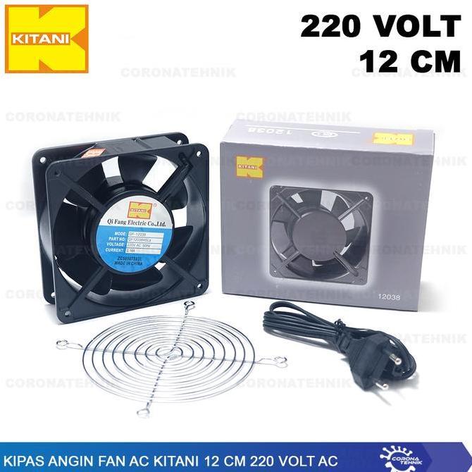 DF241 >> Kipas Angin Fan AC Kitani 12 cm 220 Volt AC